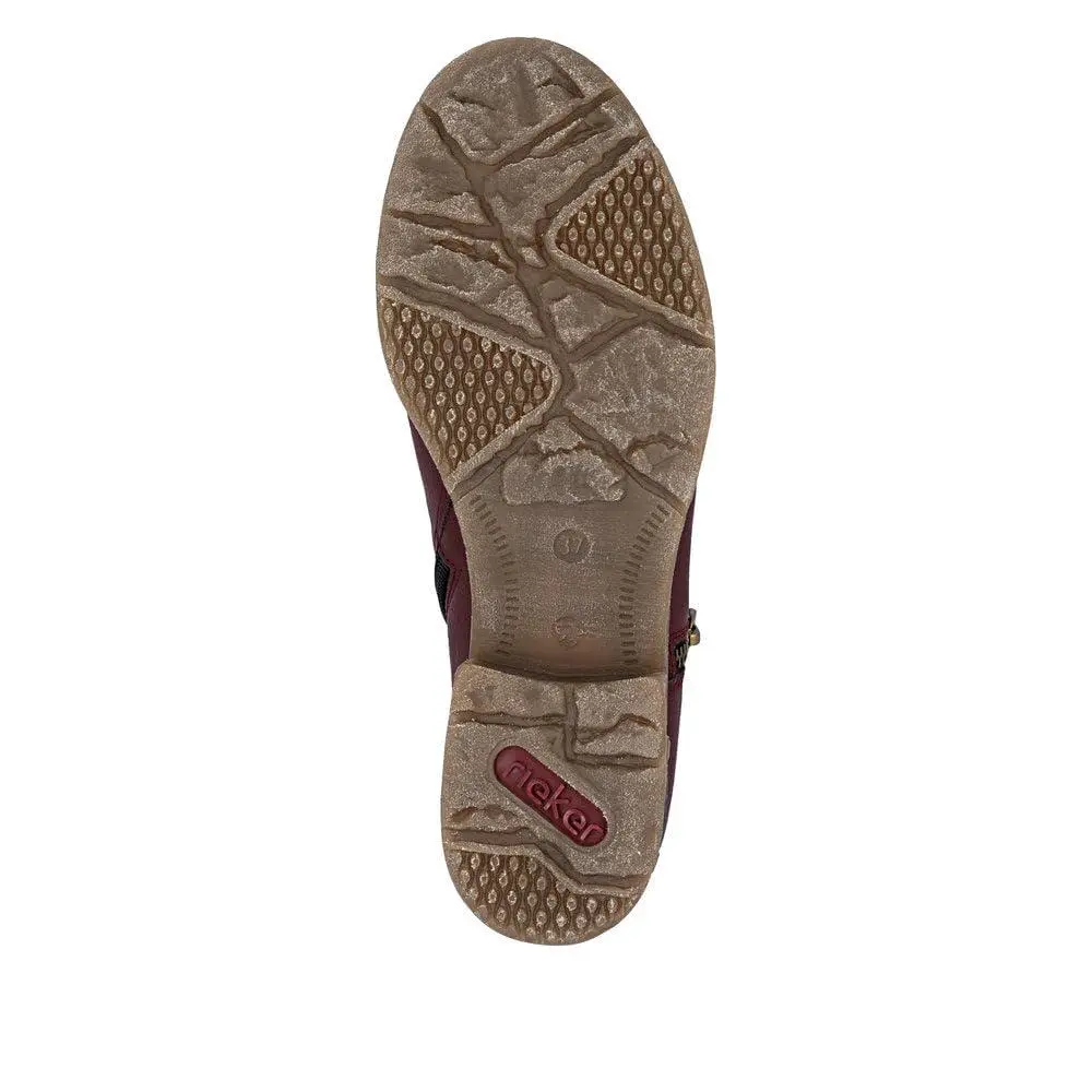 Rieker shoes - 79654 - 79654 - havanna wine antik 7