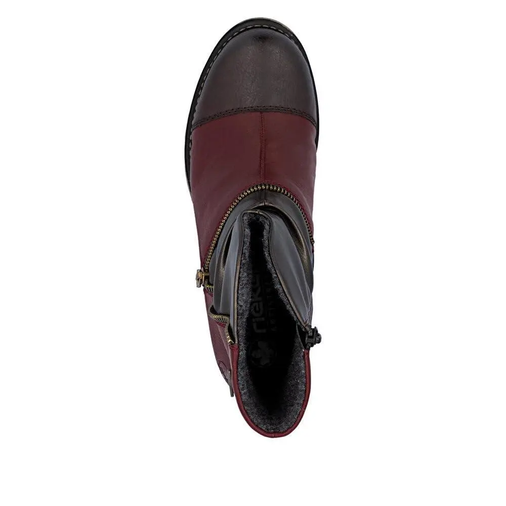 Rieker shoes - 79654 - 79654 - havanna wine antik 14