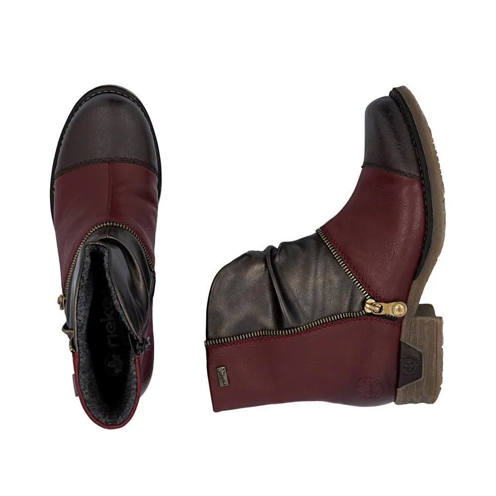 Rieker shoes - 79654 - 79654 - havanna wine antik 15