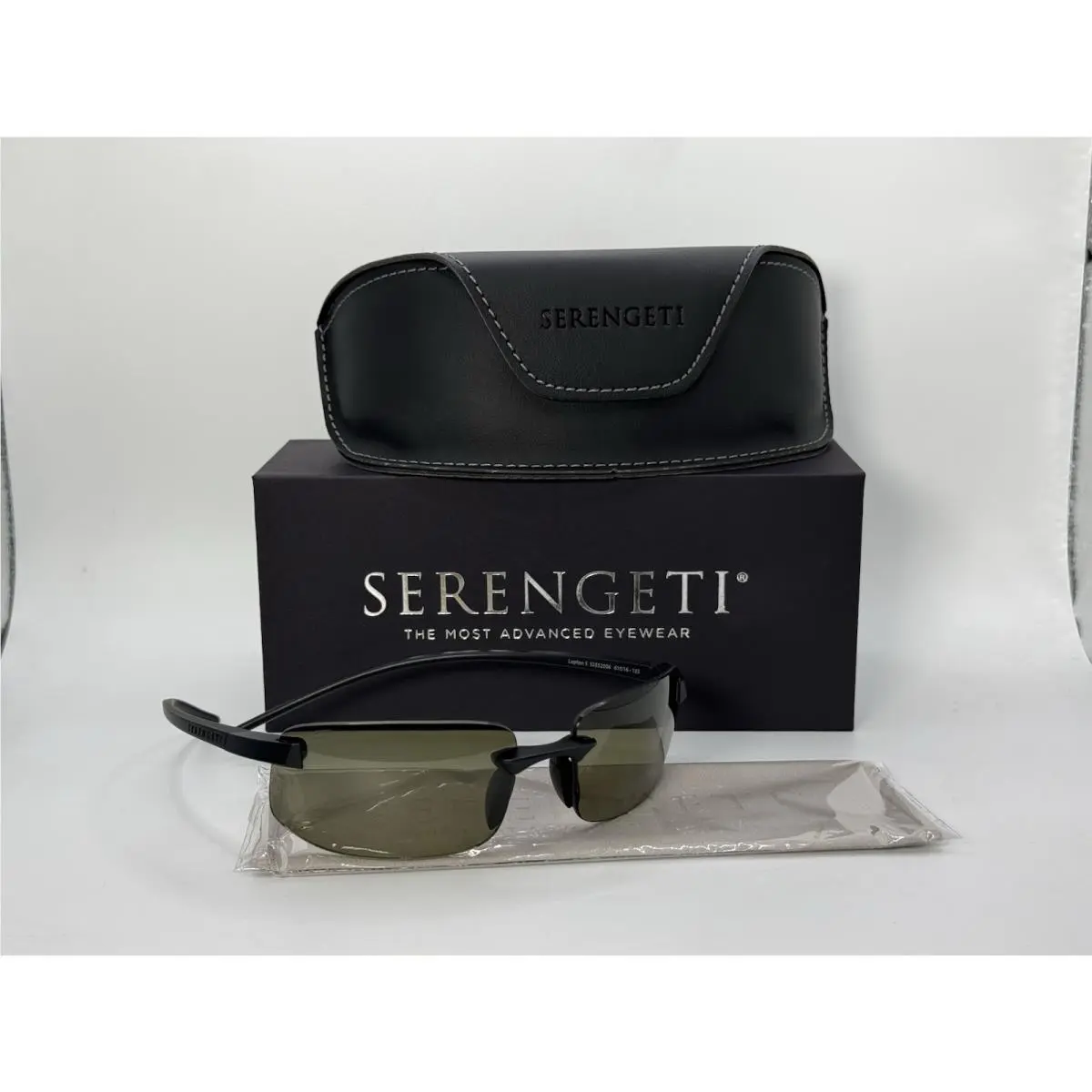 Lupton-s Men`s Polarized Photochromic Sunglasses Black by Serengeti