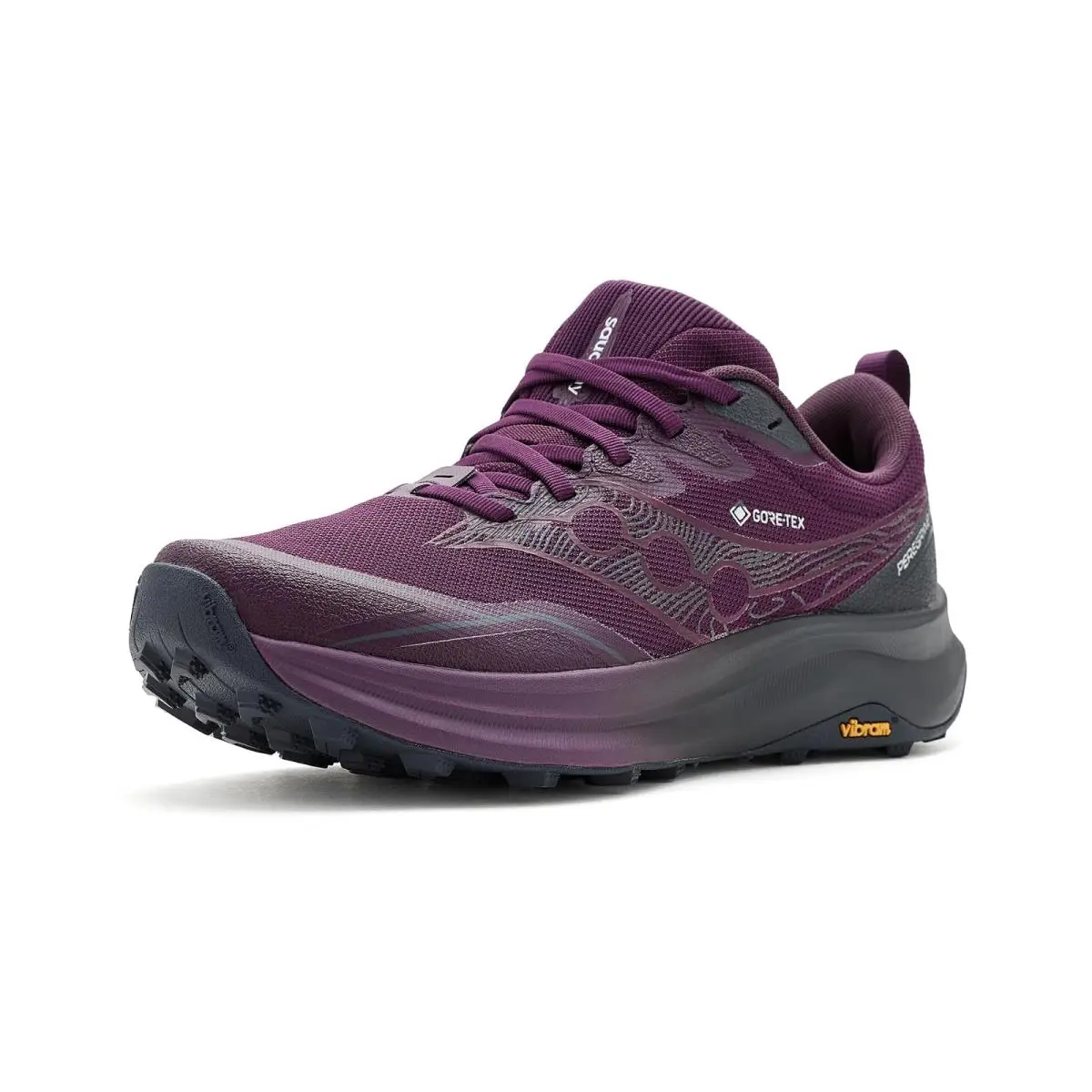 Saucony shoes - Eggplant/Ebony 6