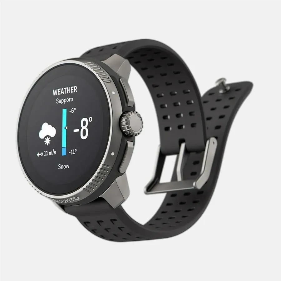 Race SS050932000 49 mm x 49 mm Watch Men`s Quartz Gray Titanium by Suunto