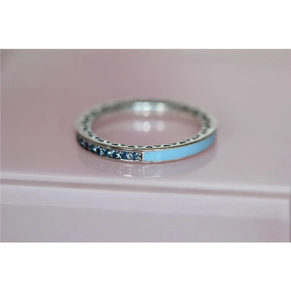 Pandora jewelry - Silver, Main Stone: sky blue