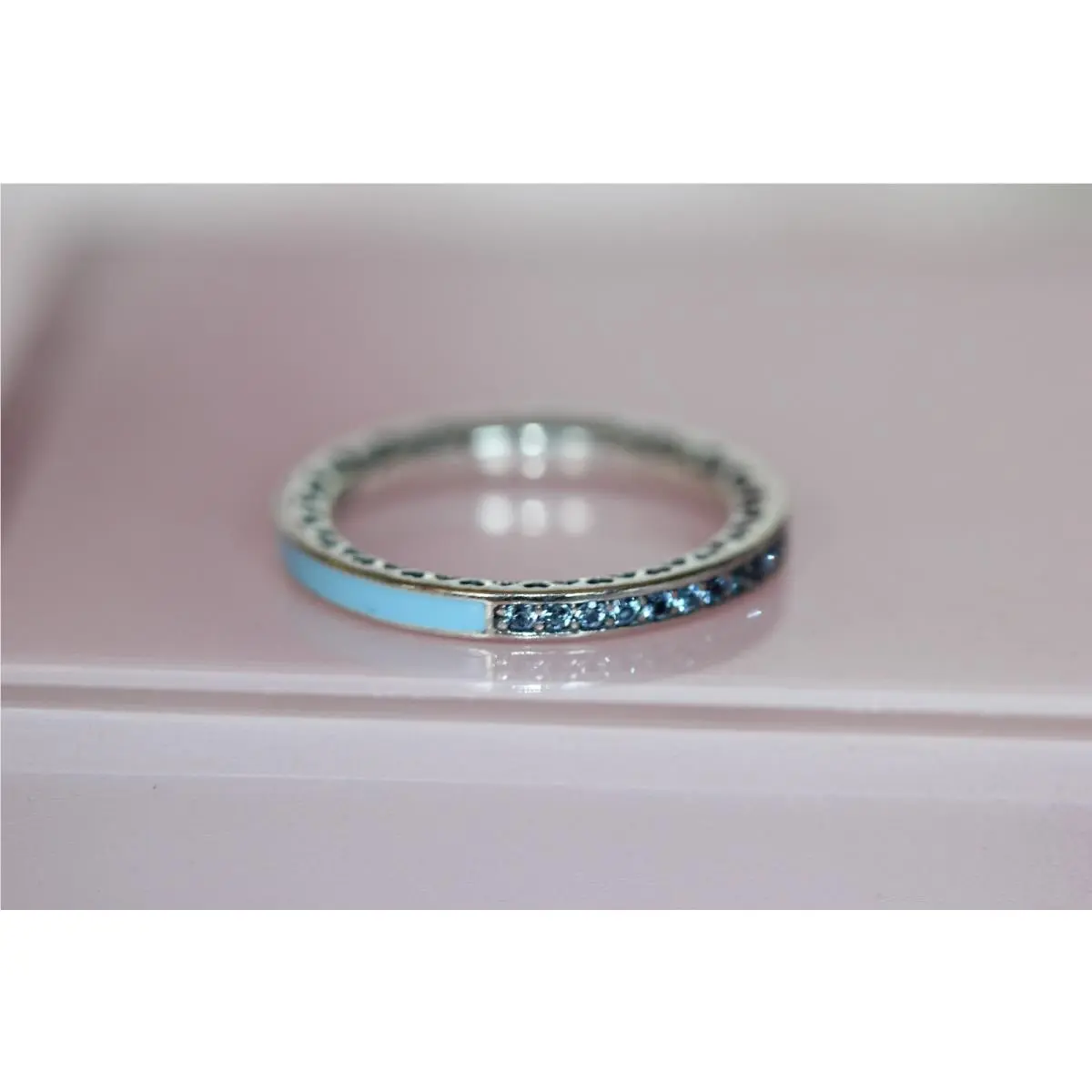 Pandora jewelry - Silver, Main Stone: sky blue