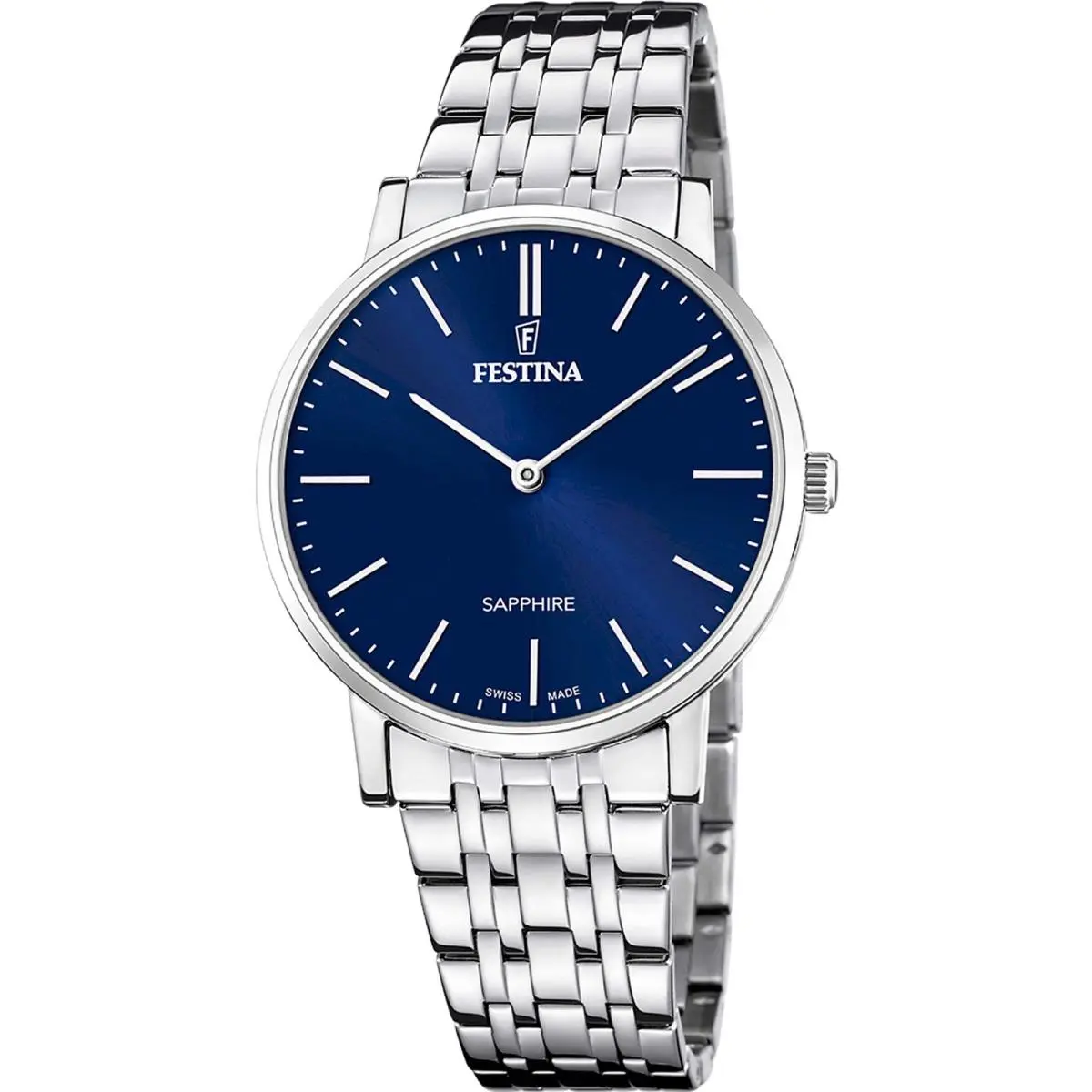 Festina Sapphire Blue / Stainless Steel Blue Dial Wristwatch F20045-3