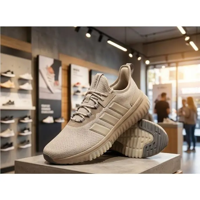 Adidas Kaptir 4.0 Men’s Wonder Beige Charcoal Sneakers JR8480 SZ10-12