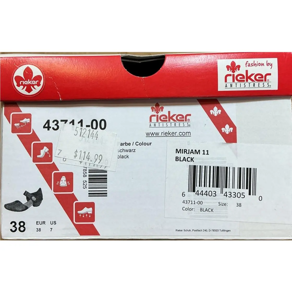 Rieker shoes - 43711-00 - 43711-00 - Blue 5