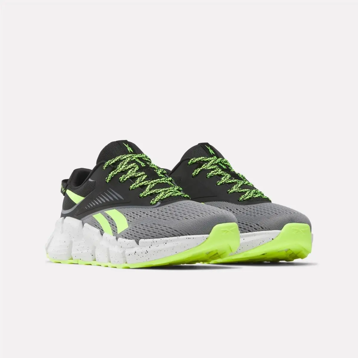 Reebok shoes - 160921 - 160921 - Grey 4/Black/Digital Lime 7