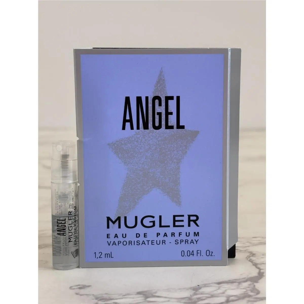 Angel by Mugler Edp Eau de Parfum Carded Sample Spray .04oz / 1.2ml