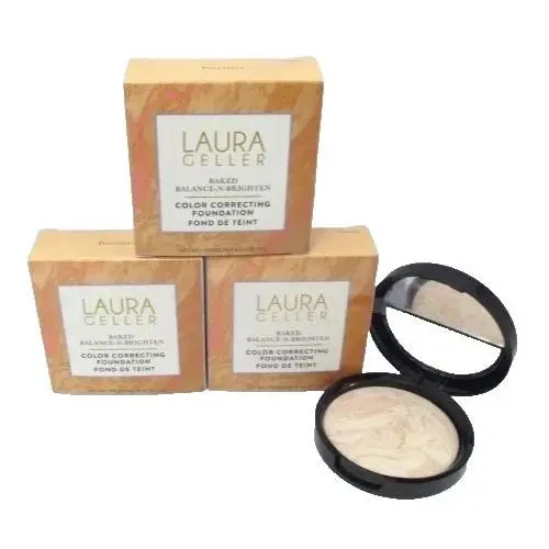 Baked Balance-n-brighten Color Correcting Foundation Porcelain 3PC by Laura Geller