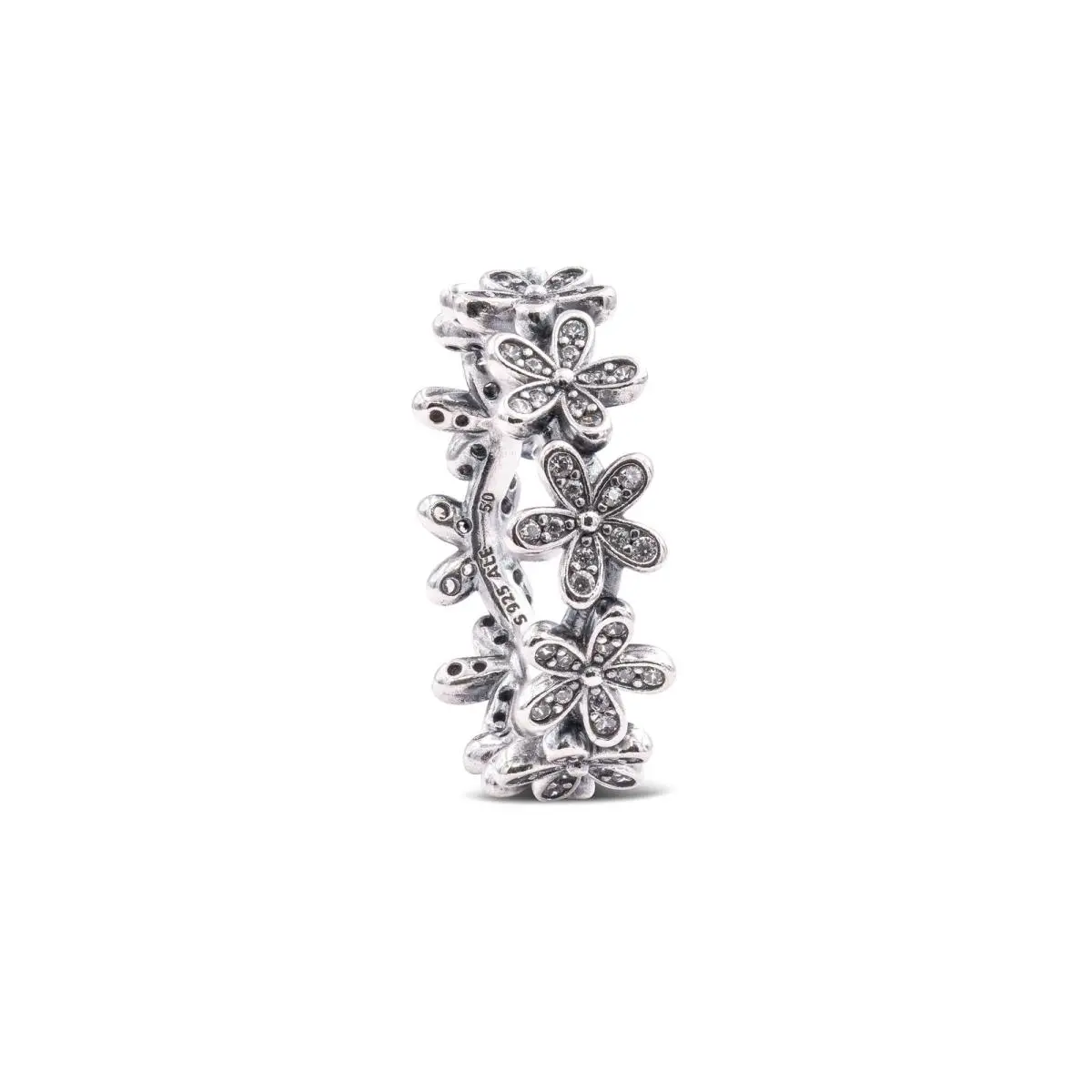 Dazzling Daisy Meadow Stackable Ring 190934CZ Silver/Sterling-Silver by Pandora