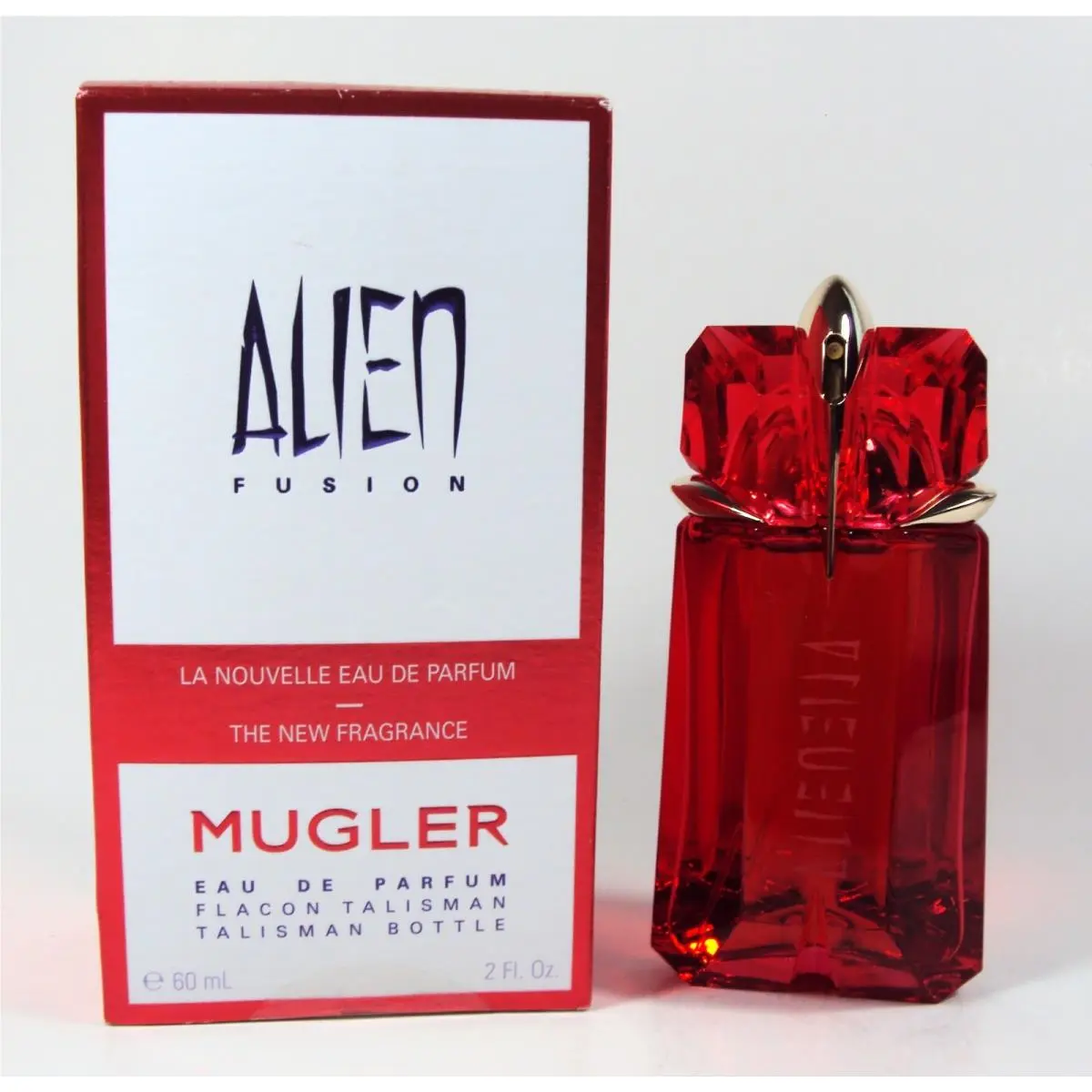 Mugler Alien Fusion 2.0 oz / 60 ml Eau de Parfum Spray Talisman Bottle W/box