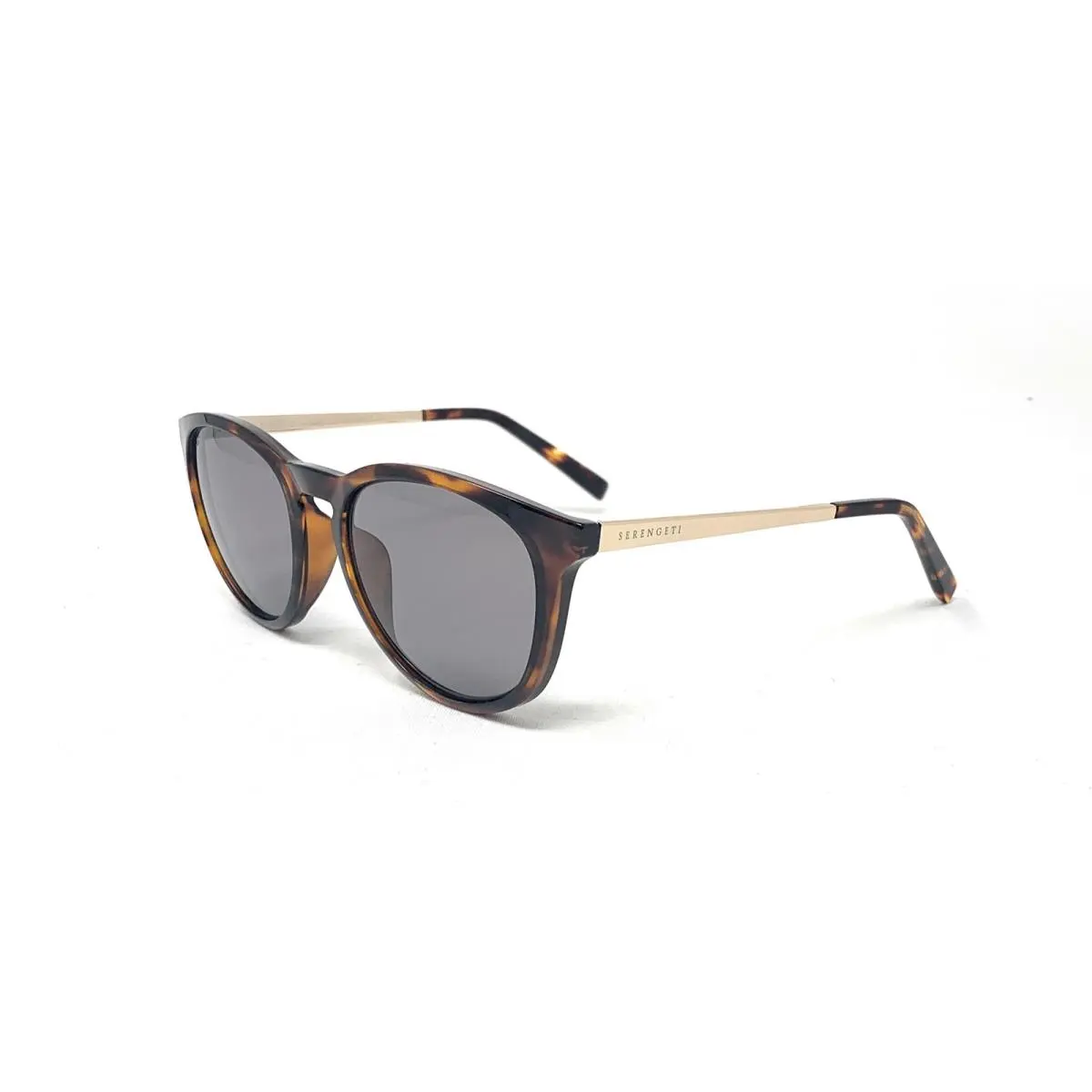 Serengeti Brawley SS556001 Polarized Sunglasses Shiny Classic Tortoise 54mm