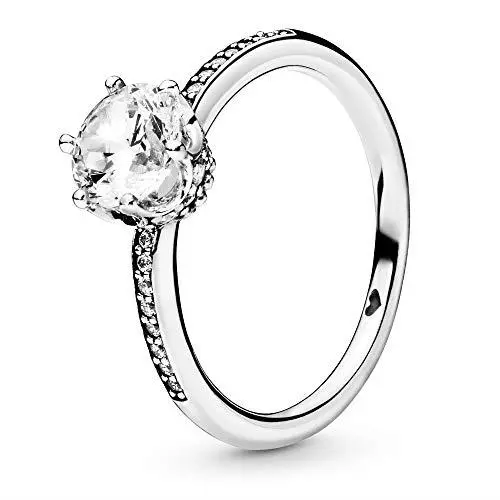 Clear Sparkling Crown Ring 198289CZ Multi by Pandora