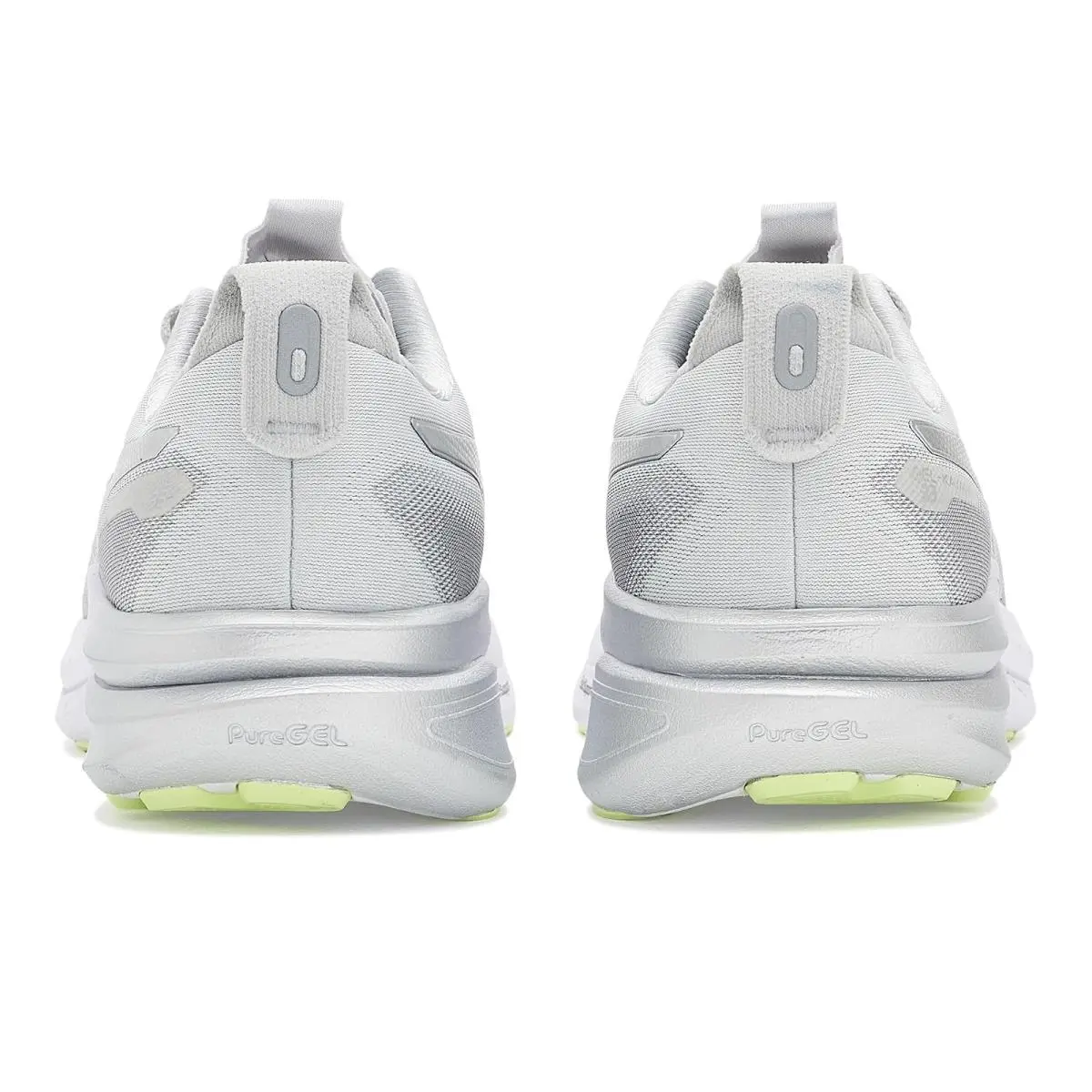 Asics shoes - Platinum/Glow Green 5