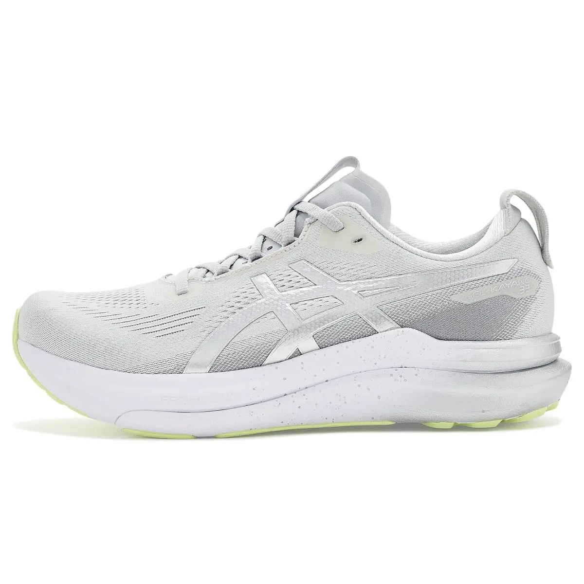 Asics shoes - Platinum/Glow Green 9