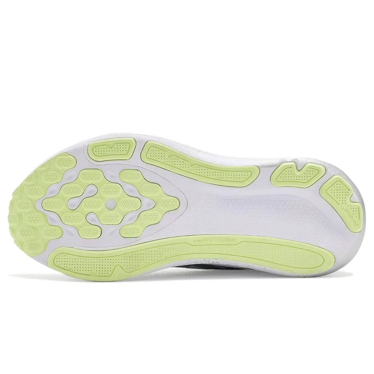 Asics shoes - Platinum/Glow Green 10