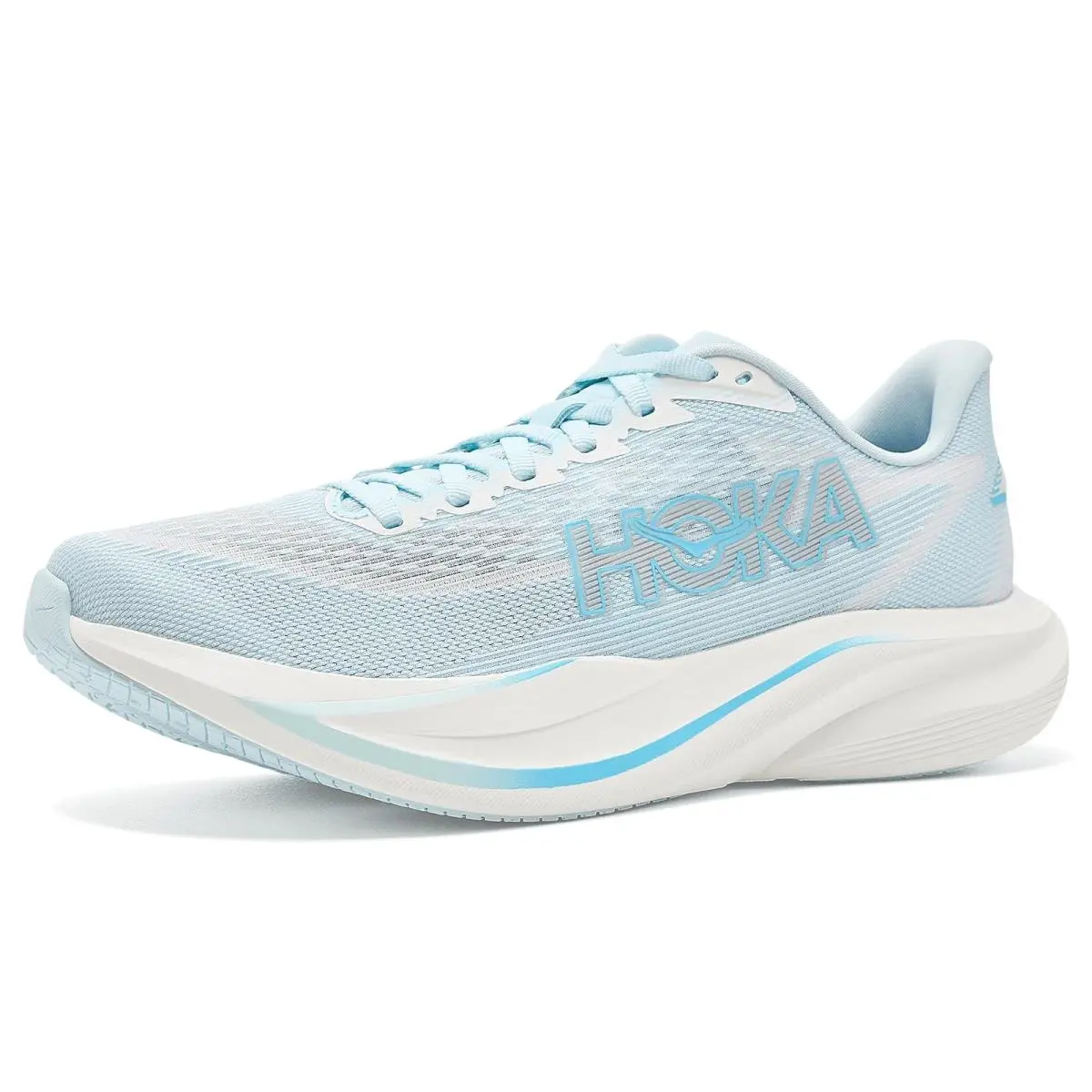 Hoka shoes - Alabaster/Soaring Blue 48