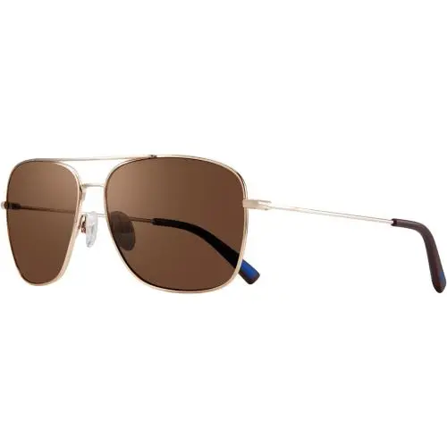 Revo Sunglasses Harbor Shiny Gold Aviator Frame / Bronze Polarized Lens RE1082