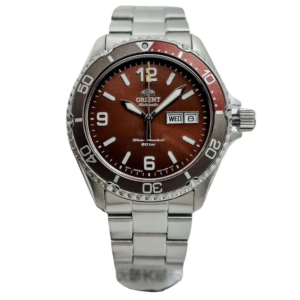 Orient Automatic Mako Sapphire Crystal Sport Red Dial Men`s Watch RA-AA0820R39B