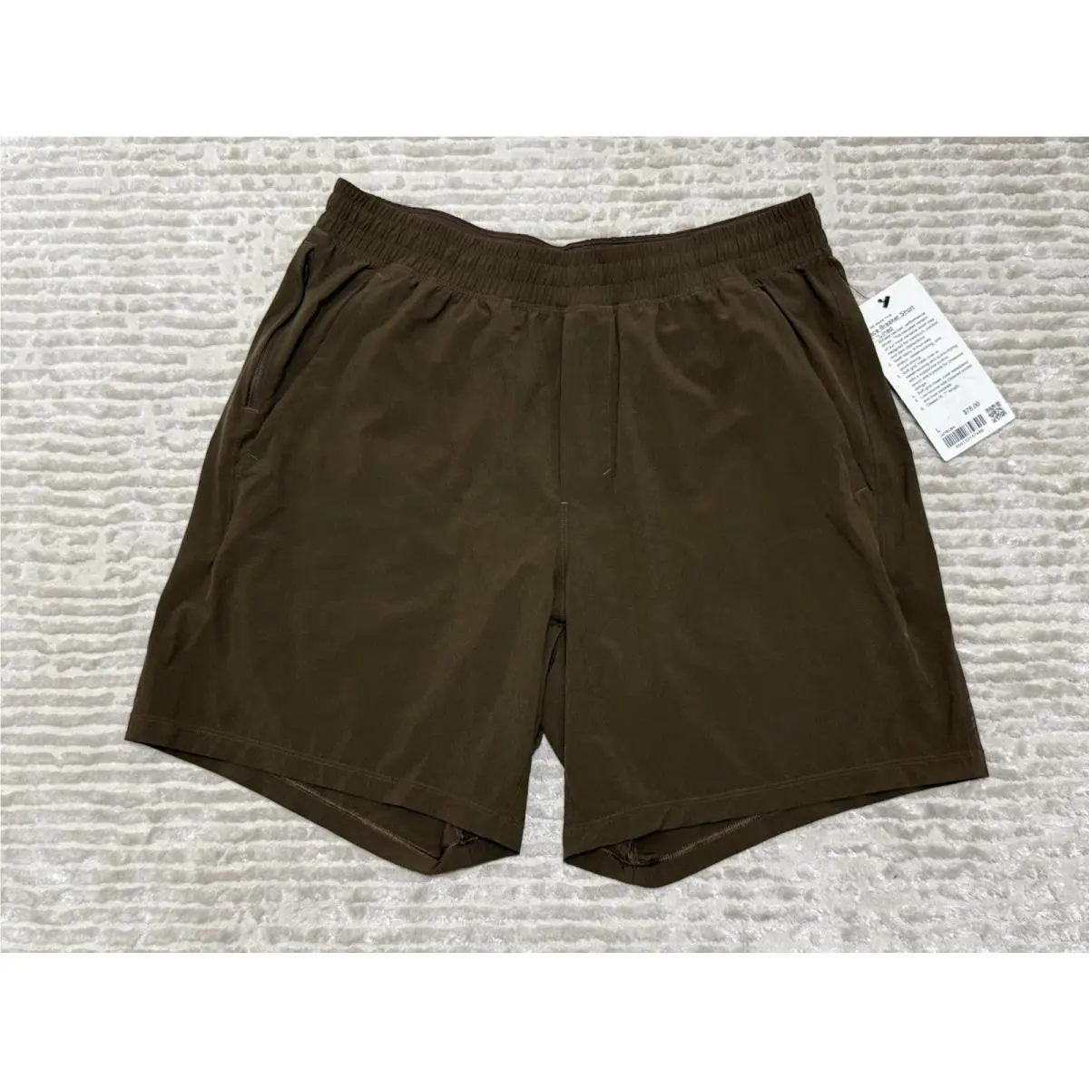 Lululemon Pace Breaker Lined Short 7 Inch Shorts Brown Soil - Large