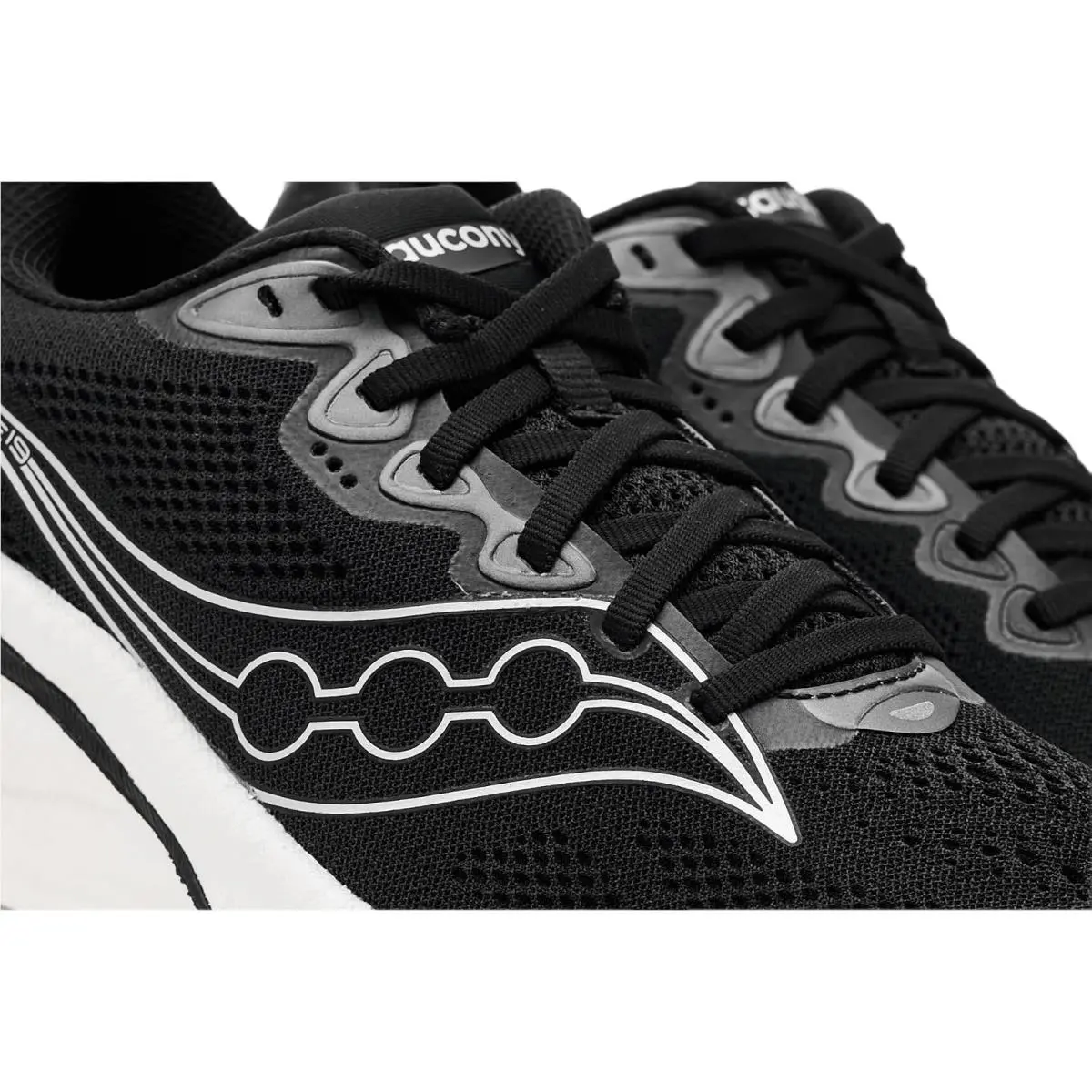 Saucony shoes - Black/Silver 11