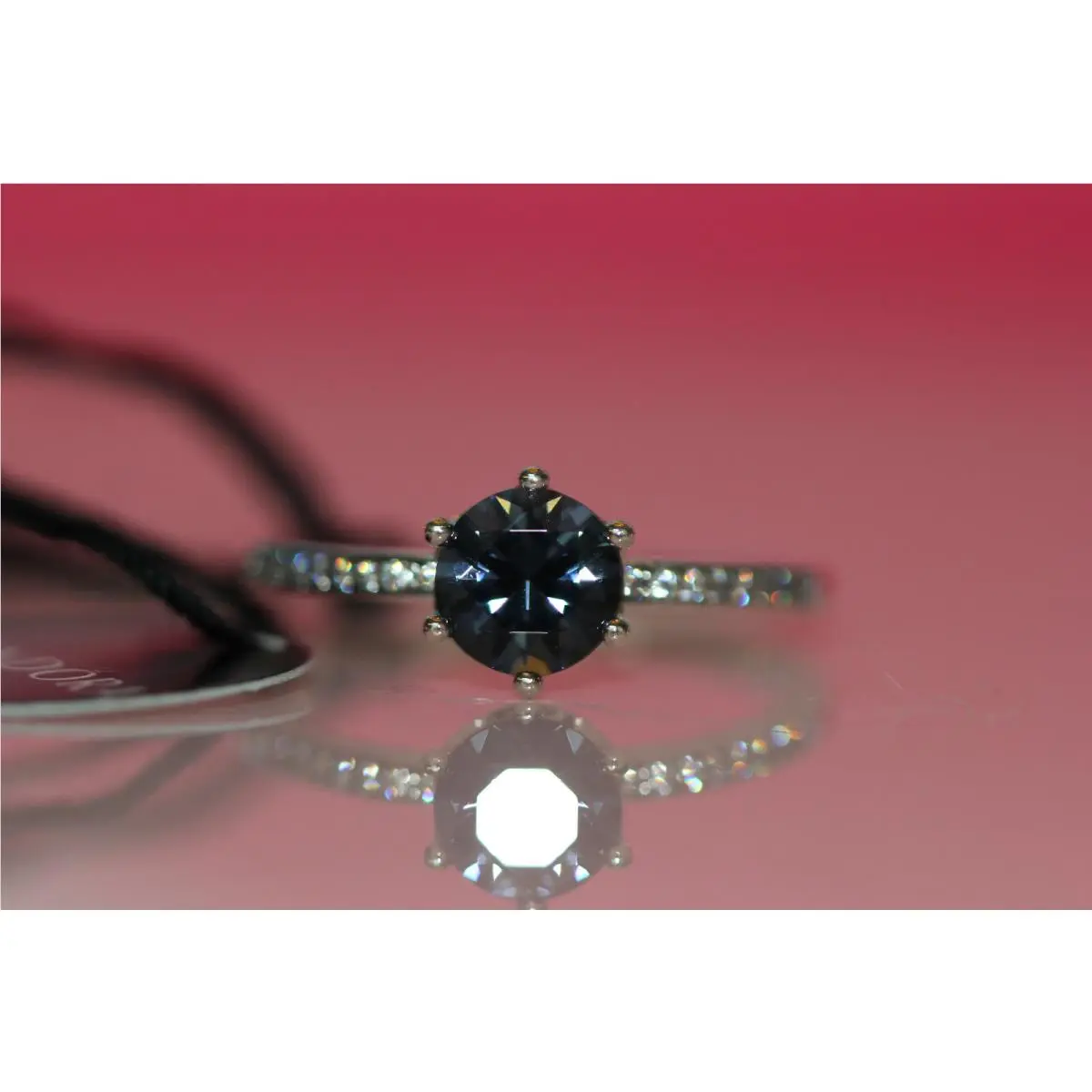 Blue Sparkling Crown Ring Fall 2019 198289NSWB Box by Pandora