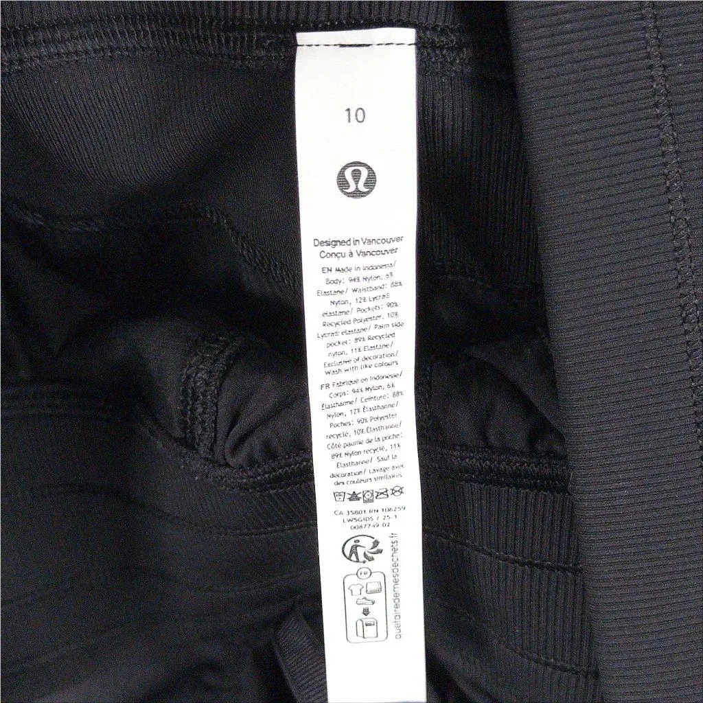 Lululemon clothing - Dance Studio Mid-Rise Pant *Short - LW5GIDS - Black 3