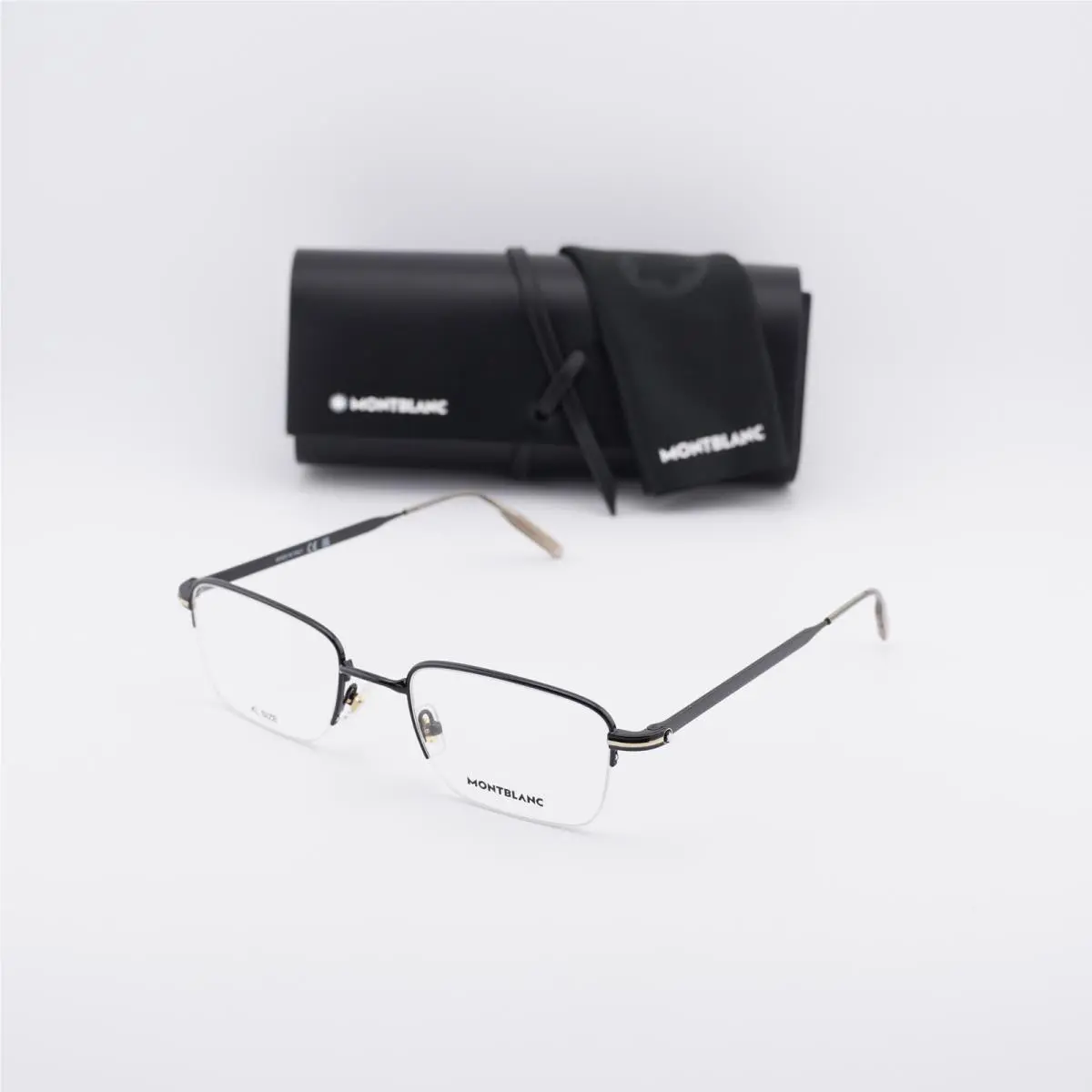 Montblanc MB0237O 004 Black 54mm Eyeglasses