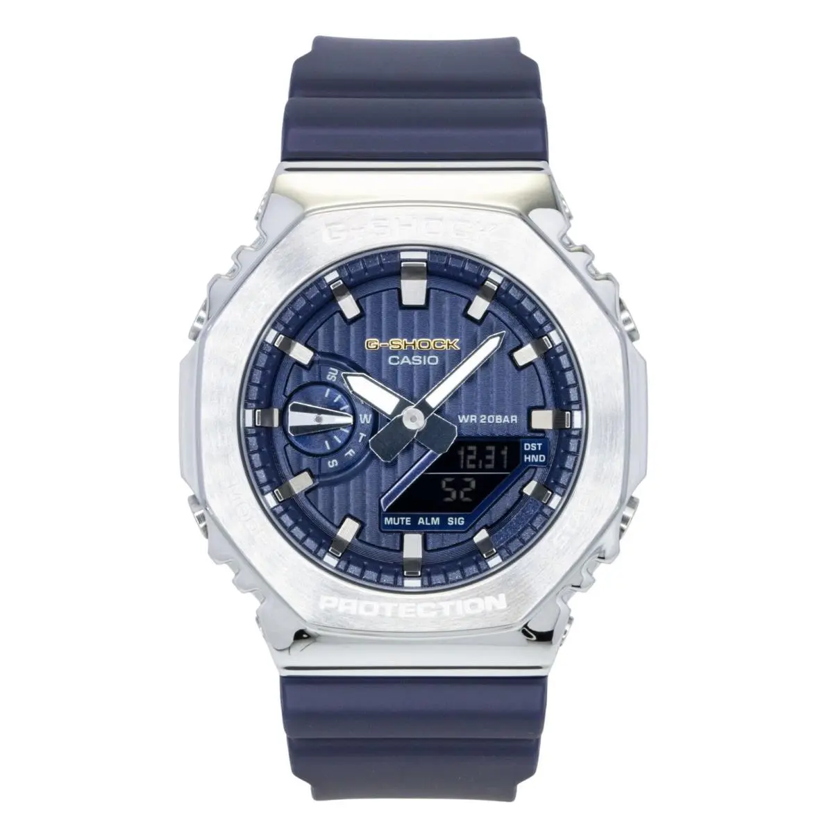 Casio G-shock G-steel Limited Edition Blue Dial Quartz GM-2110SH-2A Mens Watch
