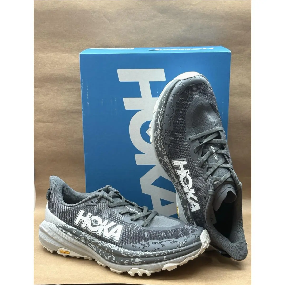 Hoka One One Speedgoat 6 1147811/SLTG Grey Women`s Running Shoes