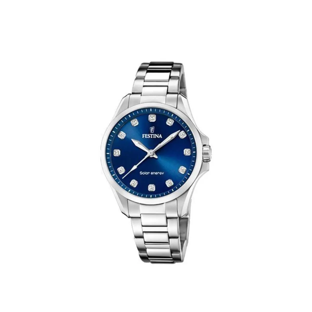 Festina Solar Energy Blue / Stainless Steel Blue Dial Wristwatch F20654-4
