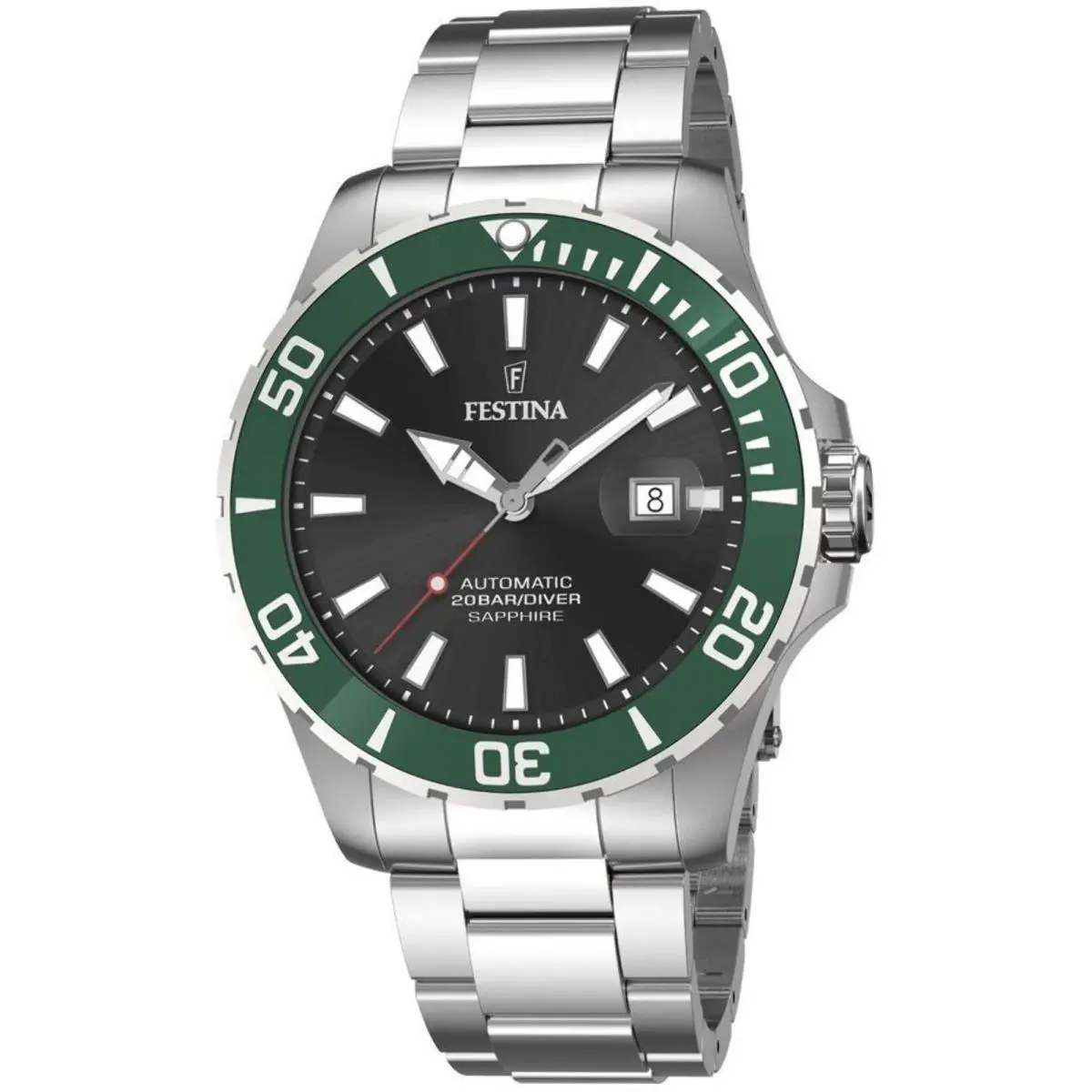 Festina Automatic Black Dial Wristwatch F20531-2