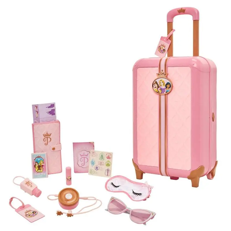Disney Princess Travel Suitcase Play Set For Girls Luggage Tag By Style