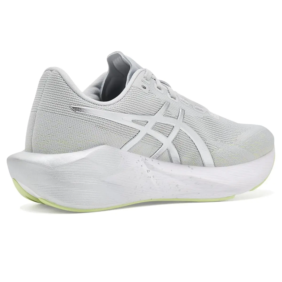 Asics shoes - Platinum/Glow Green 8