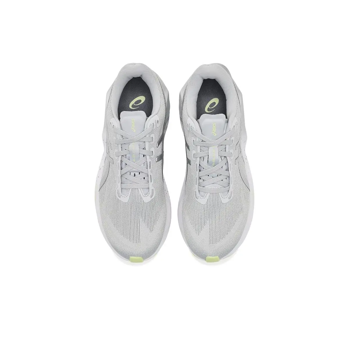 Asics shoes - Platinum/Glow Green 7