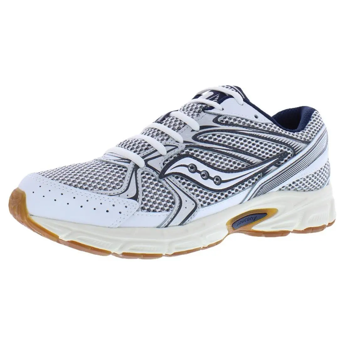 Saucony shoes - White/Navy, Main: Grey 5