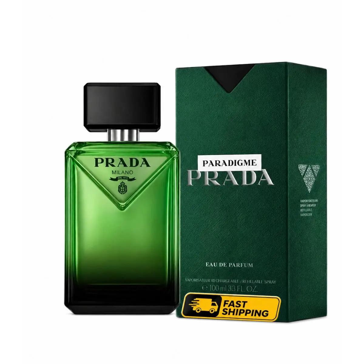 Prada Paradigme 3.3 Oz / 100mL Eau de Parfum Men Box