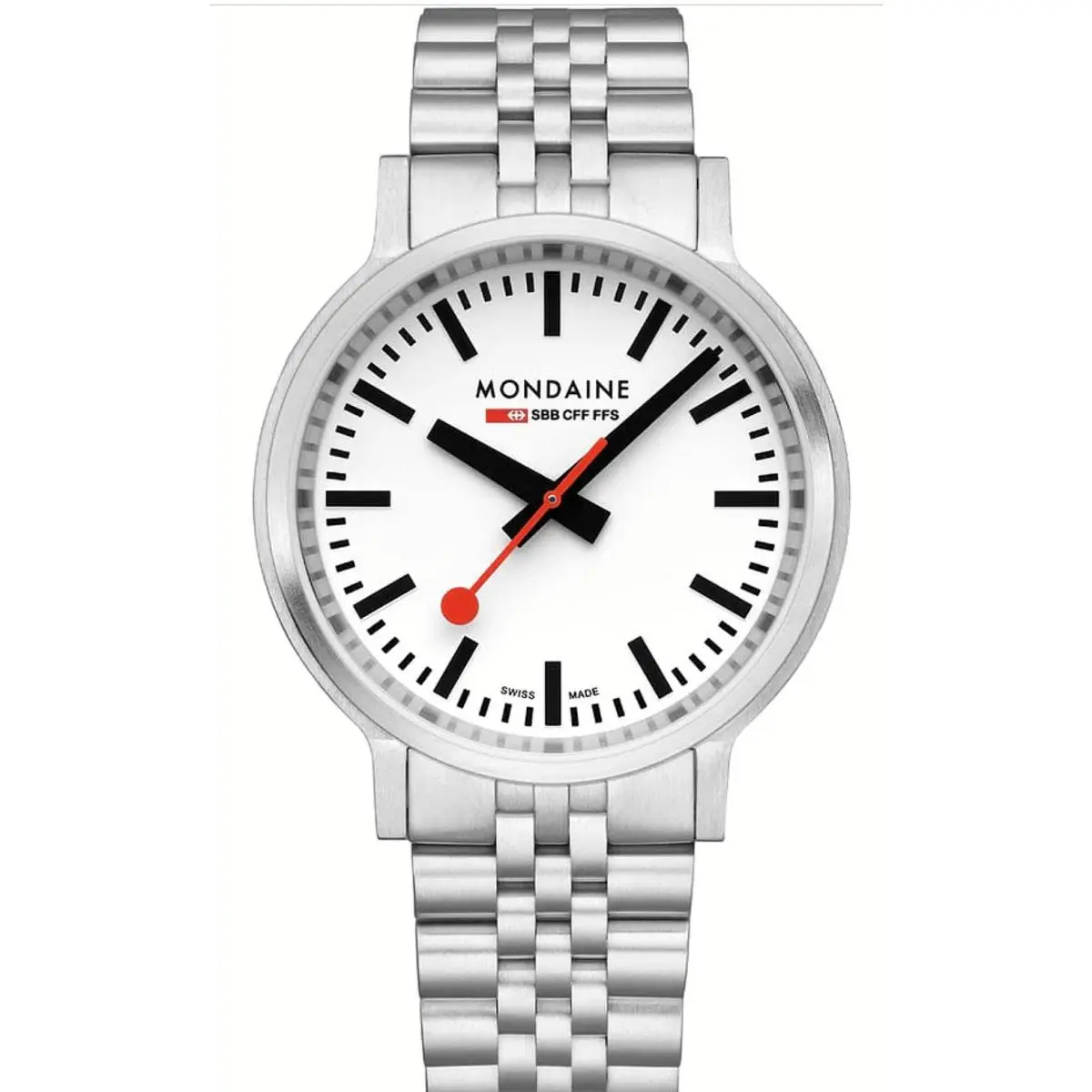 Mondaine MST.4101B.SJ.2SE stop2go Swiss Made 41mm Men`s Sapphire Crystal Watch