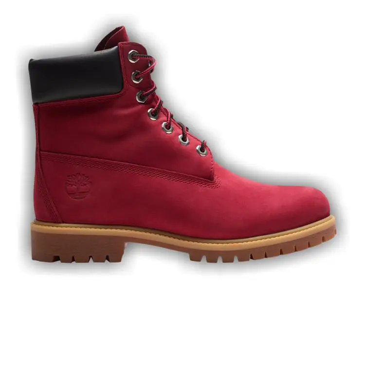 Timberland 6 Premium Waterproof Boot Dark Red Nubuck TB0A41MWEQ1