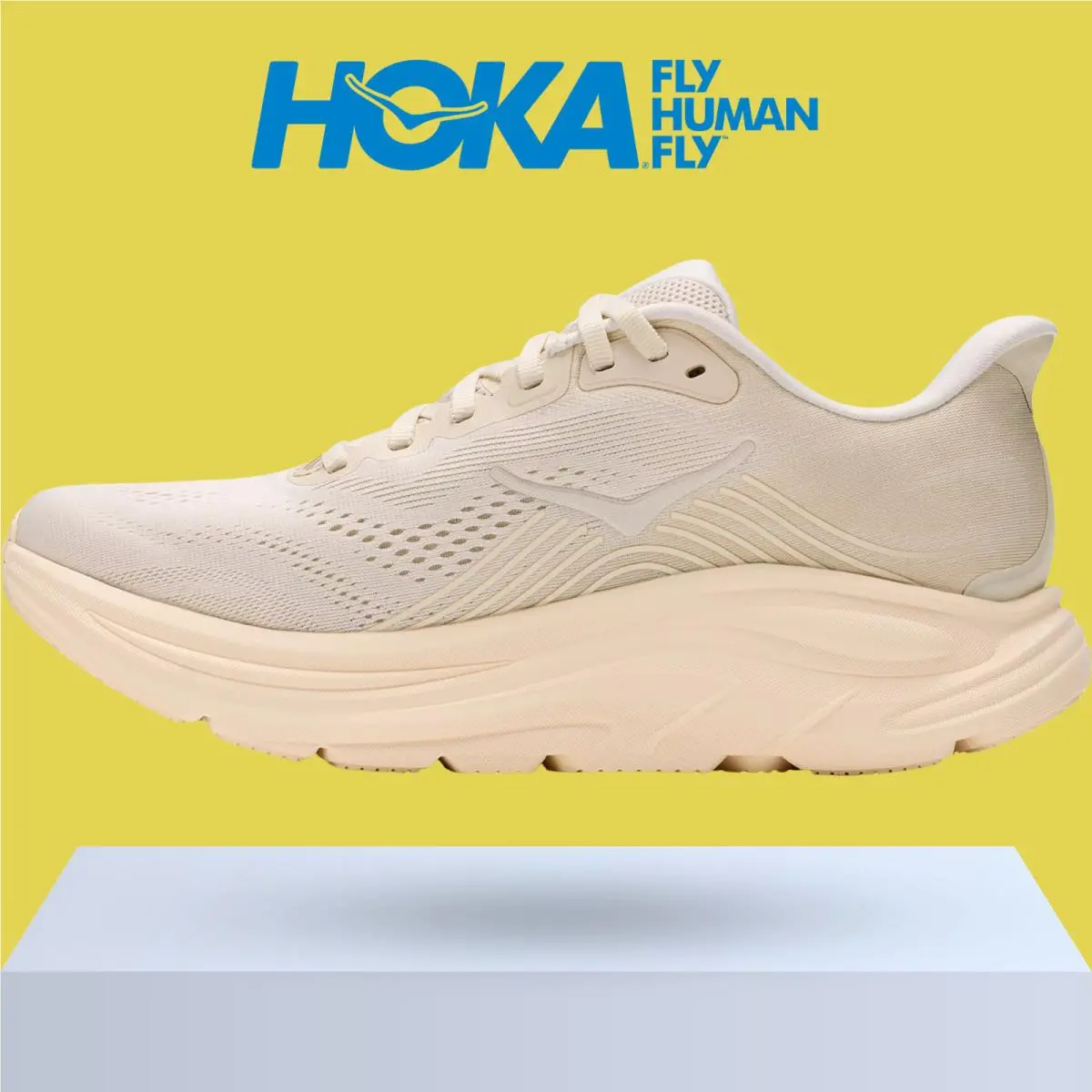 Hoka shoes - Hoka One One Clifton 11 - Alabaster/Oat Milk 5