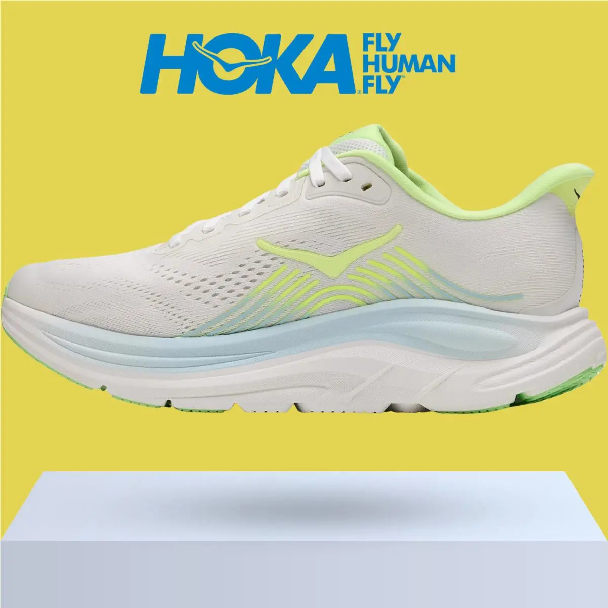 Hoka shoes - Hoka One One Clifton 11 - Alabaster/Oat Milk 25