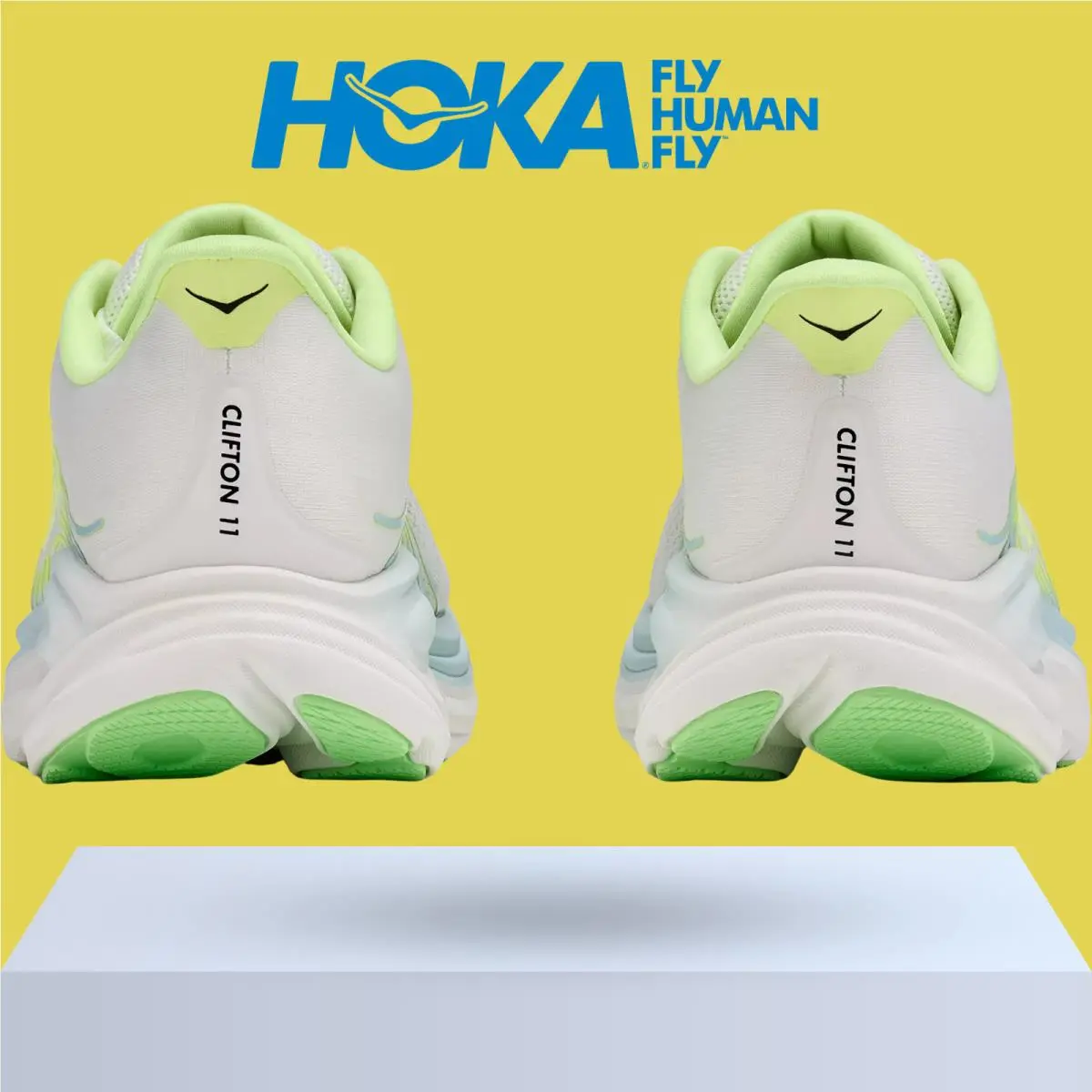 Hoka shoes - Hoka One One Clifton 11 - Alabaster/Oat Milk 26