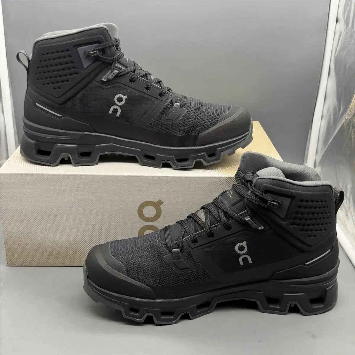 On-Running shoes - On Cloudrock 2 Waterproof - Cloudrock Waterproof - 6398609 - Black/Eclipse (UPC: 7630419112143) 1
