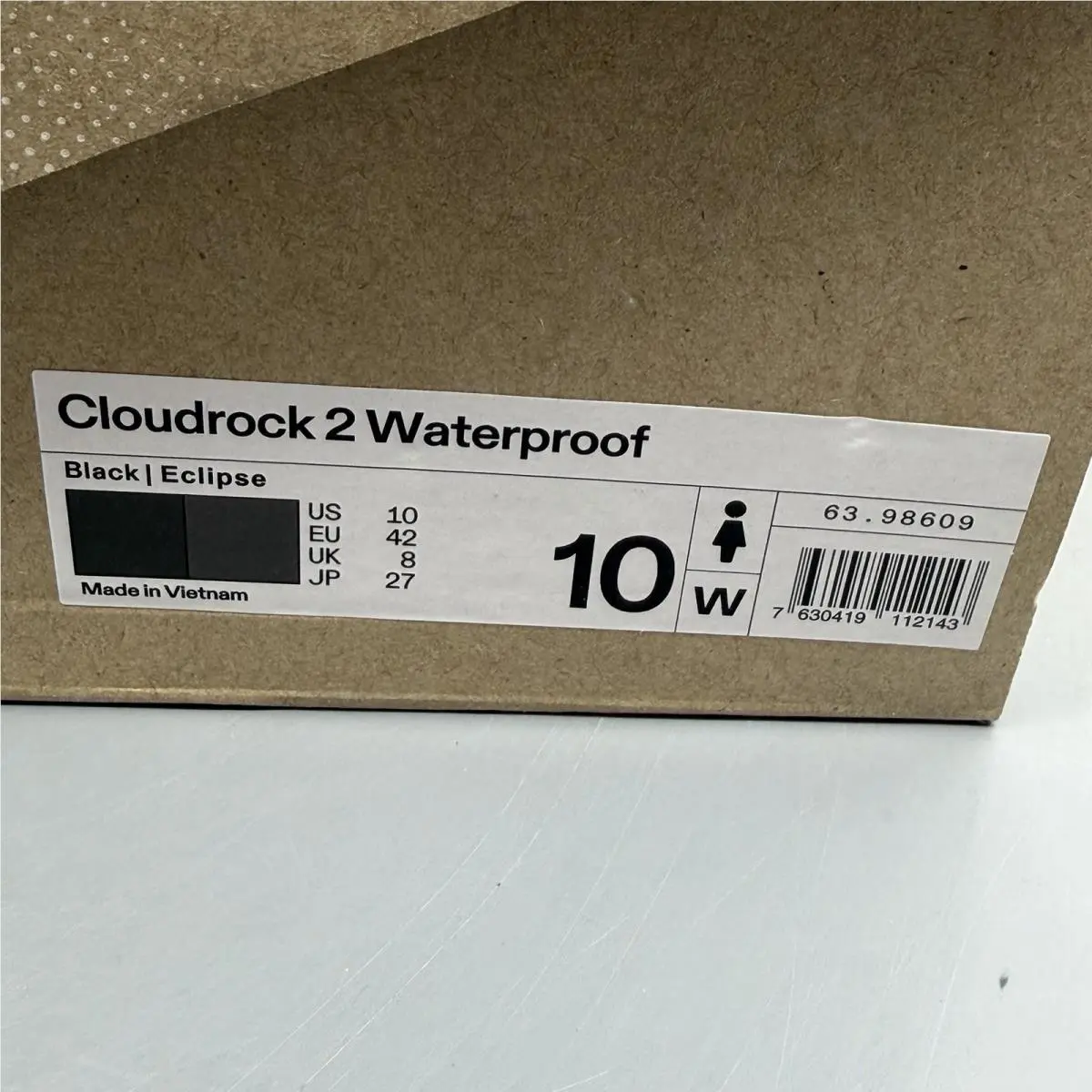 On-Running shoes - On Cloudrock 2 Waterproof - Cloudrock Waterproof - 6398609 - Black/Eclipse (UPC: 7630419112143) 13