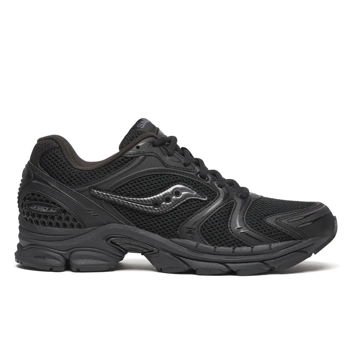 Saucony Unisex Progrid Triumph 4 Heritage Shoes - Black