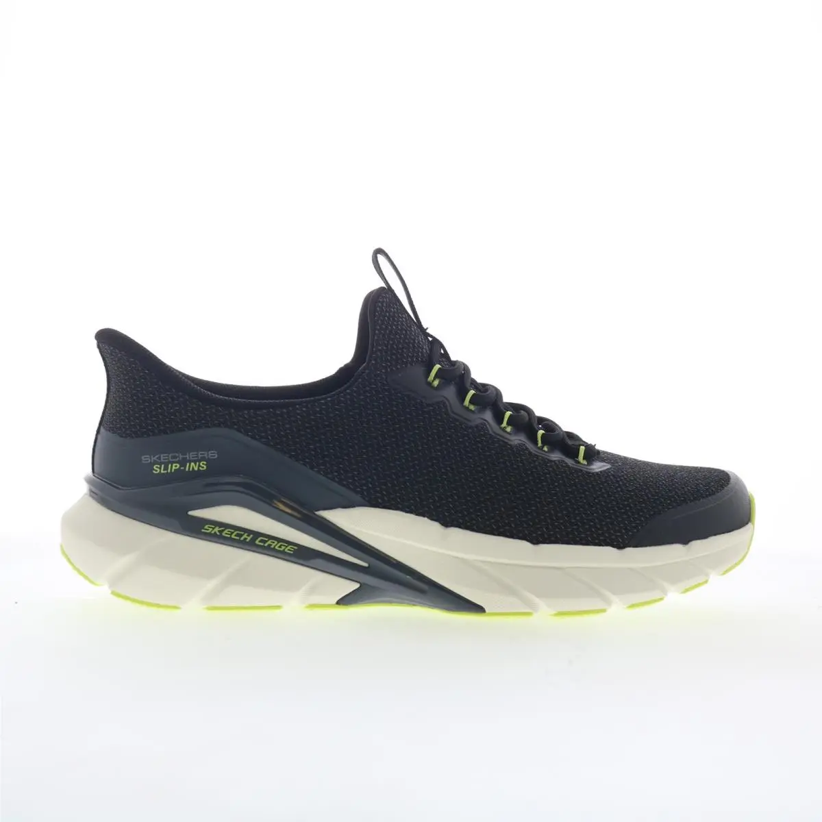 Skechers Slip-ins: Skech Cage - Covra Mens Black Lifestyle Sneakers Shoes