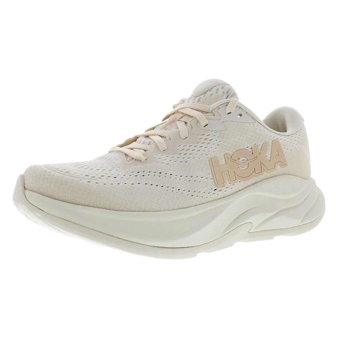 Hoka One One Rincon 4 Womens Shoes - Vanilla/Birch, Full: Vanilla/Birch
