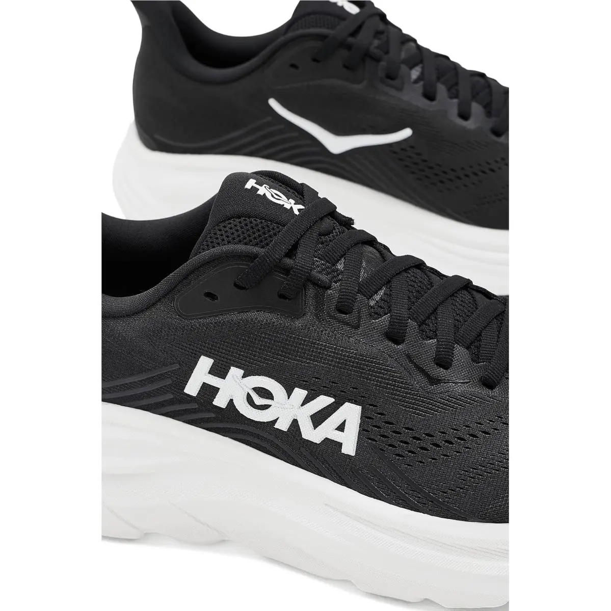 Hoka shoes - Black/Black 46