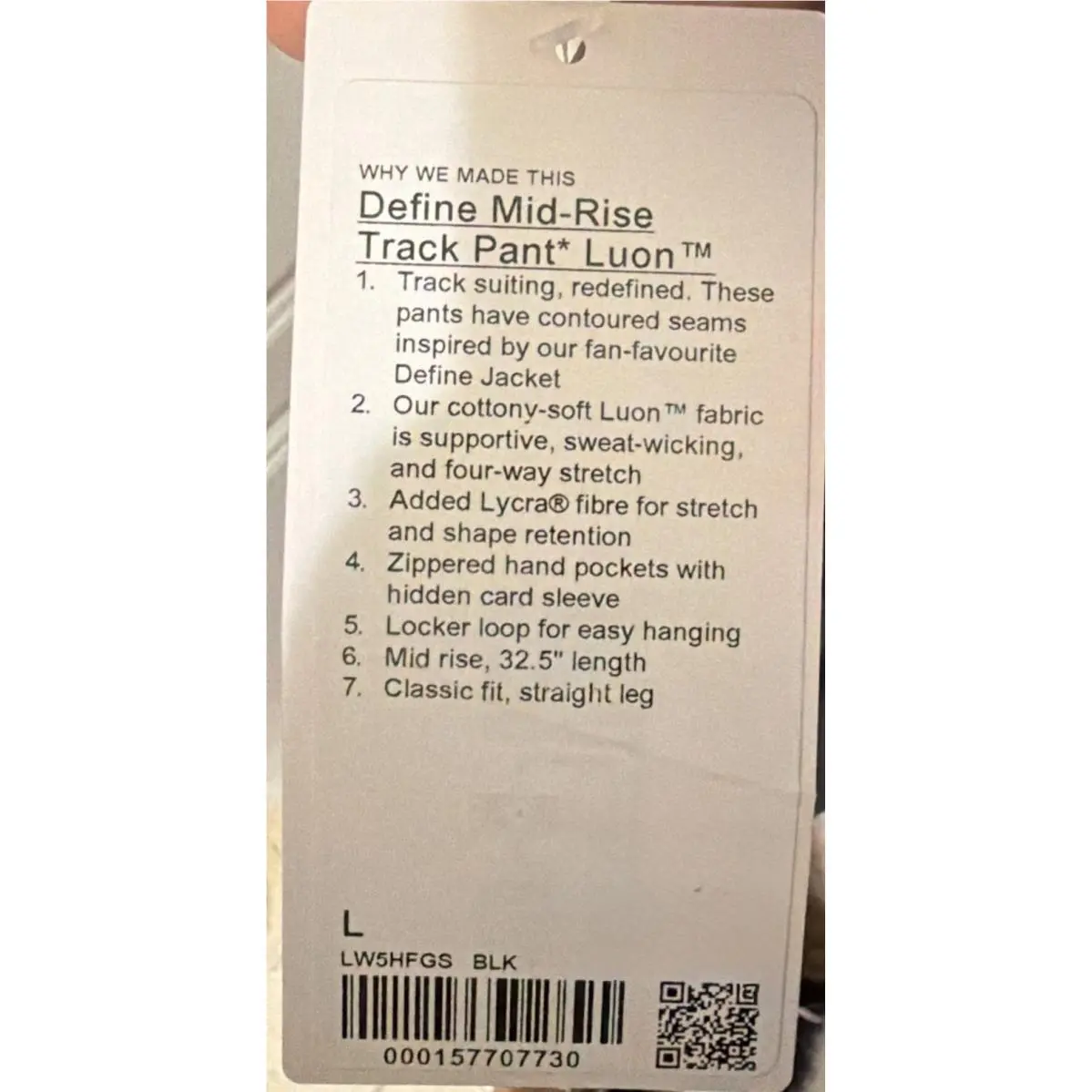 Lululemon clothing - Black 9